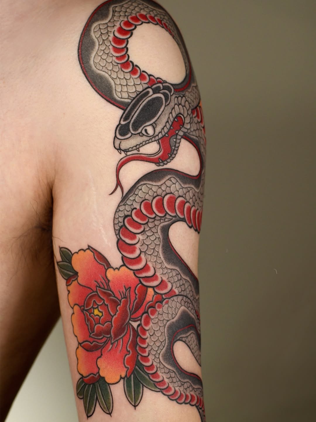 Tattoo by @nancebaozi — japanese_irezumi, neo_traditional