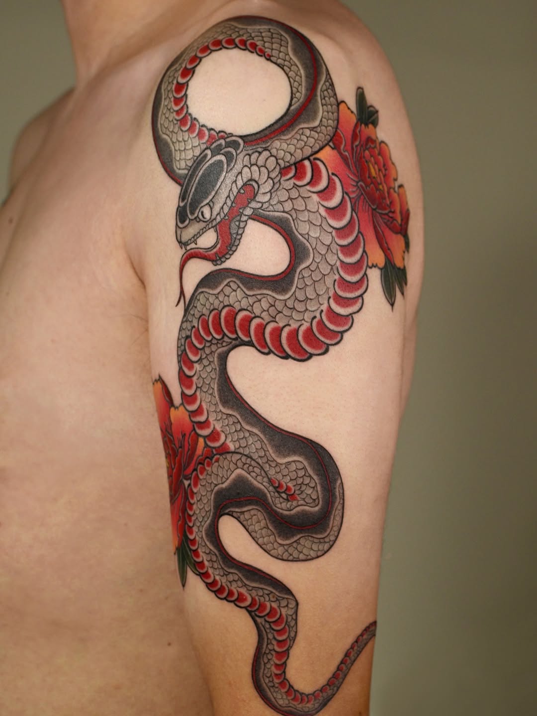 Tattoo by @nancebaozi — japanese_irezumi, neo_traditional