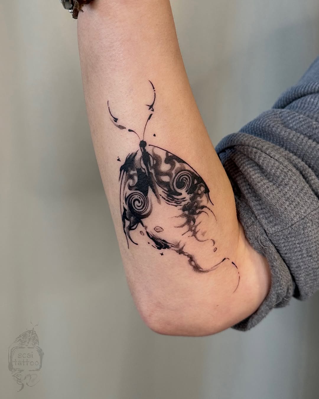 Tattoo by @scaitattoo โ black_and_grey, illustrative