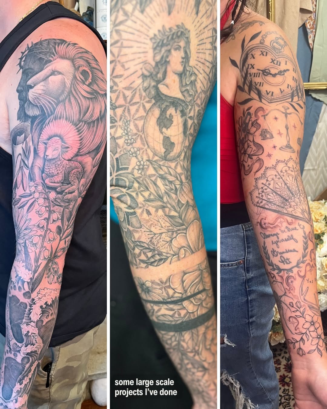 Tattoo by @enlightened.etchings — black_and_grey, realism