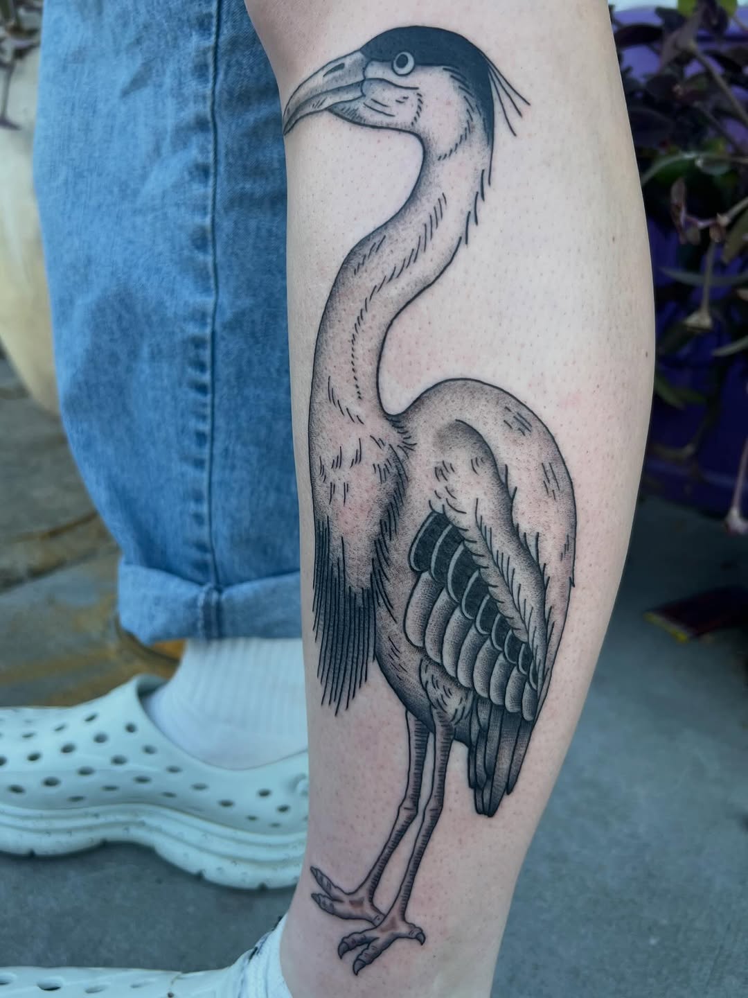 Tattoo by @clotato.chips — black_and_grey, illustrative
