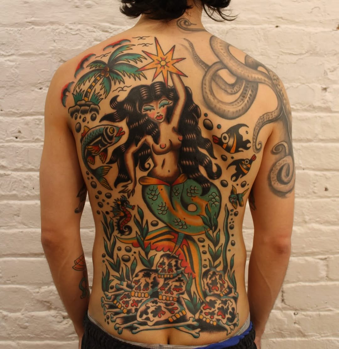 Tattoo by @victorialagano — american_traditional, illustrative