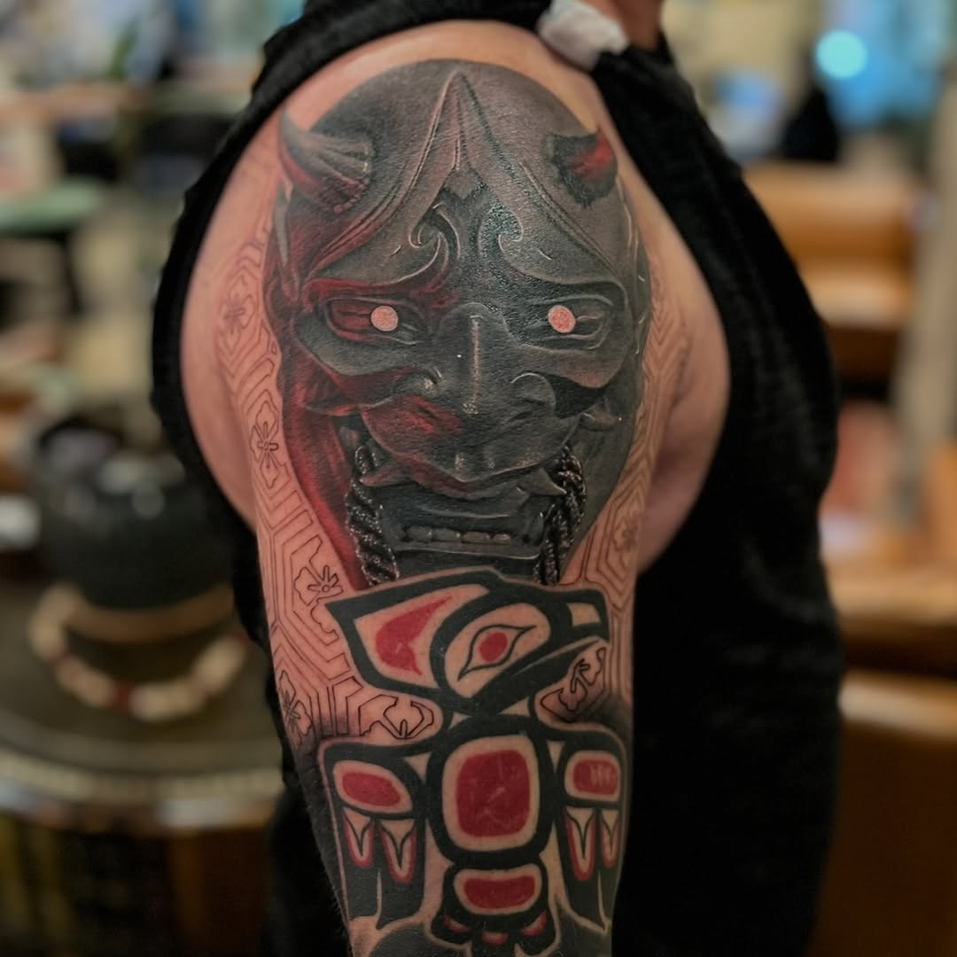 Tattoo by @chuntattoo — realism, tribal