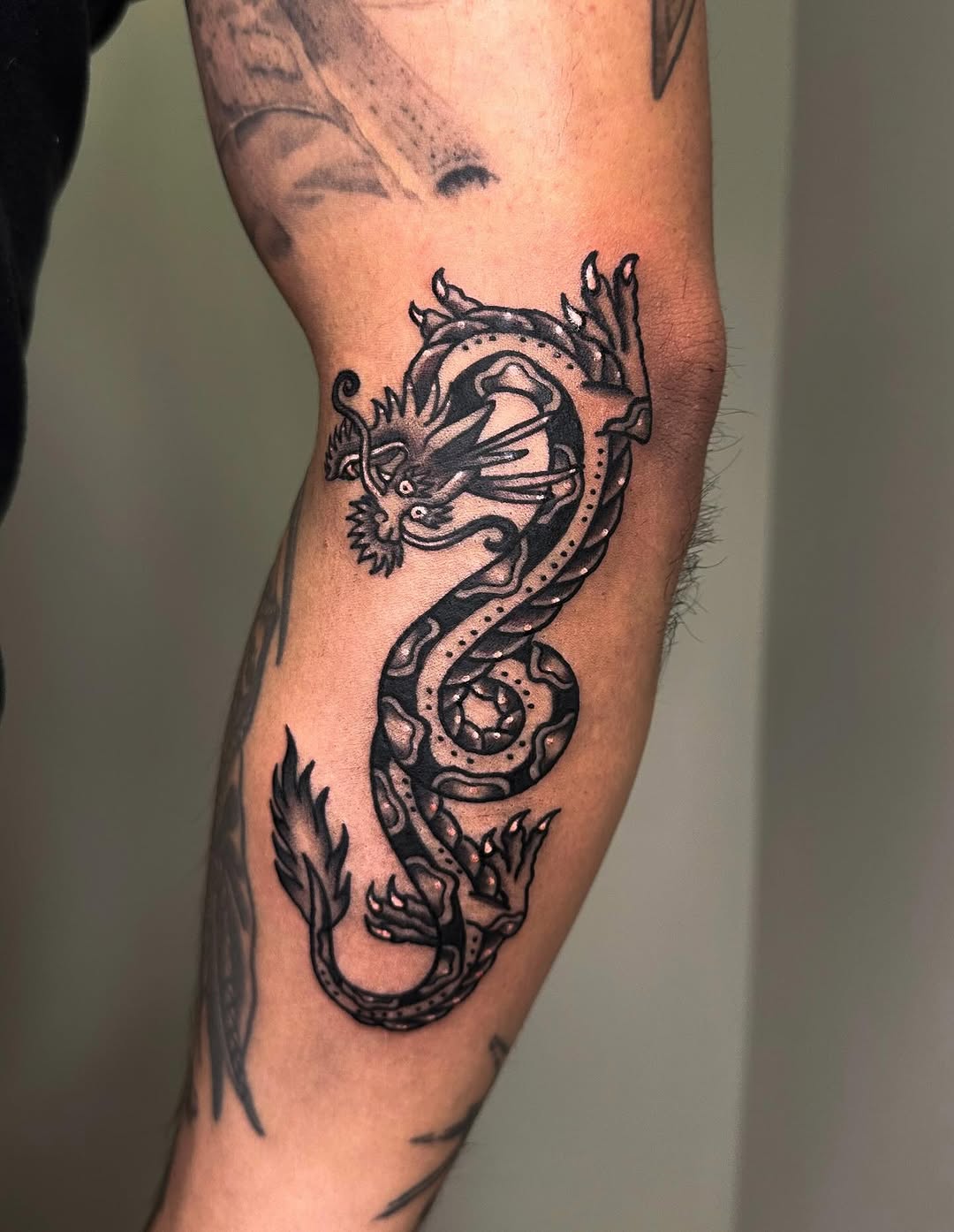Tattoo by @gabbytolley_ink — american_traditional, black_and_grey