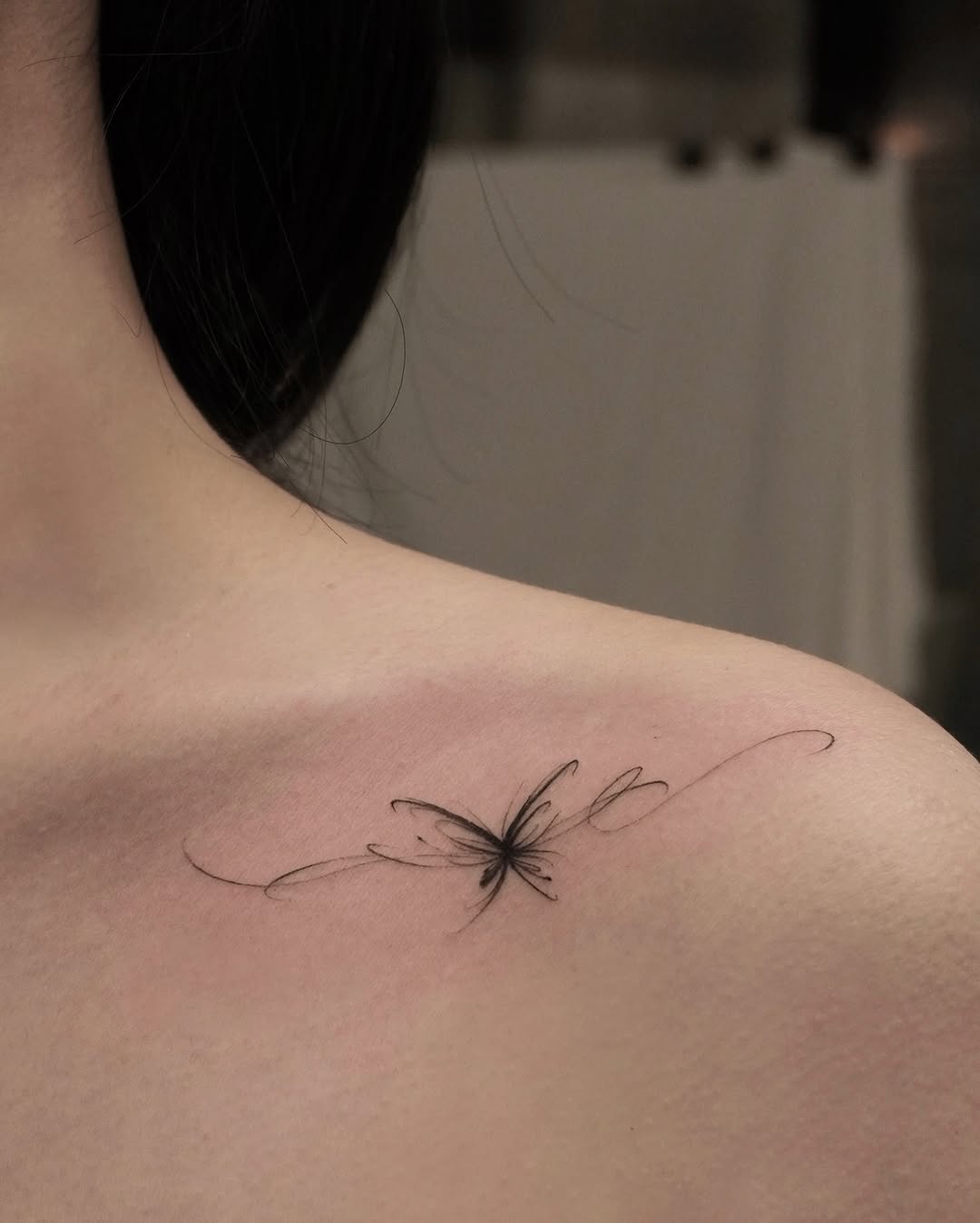 Tattoo by @gaeun.tattoo — fine_line, lettering_script