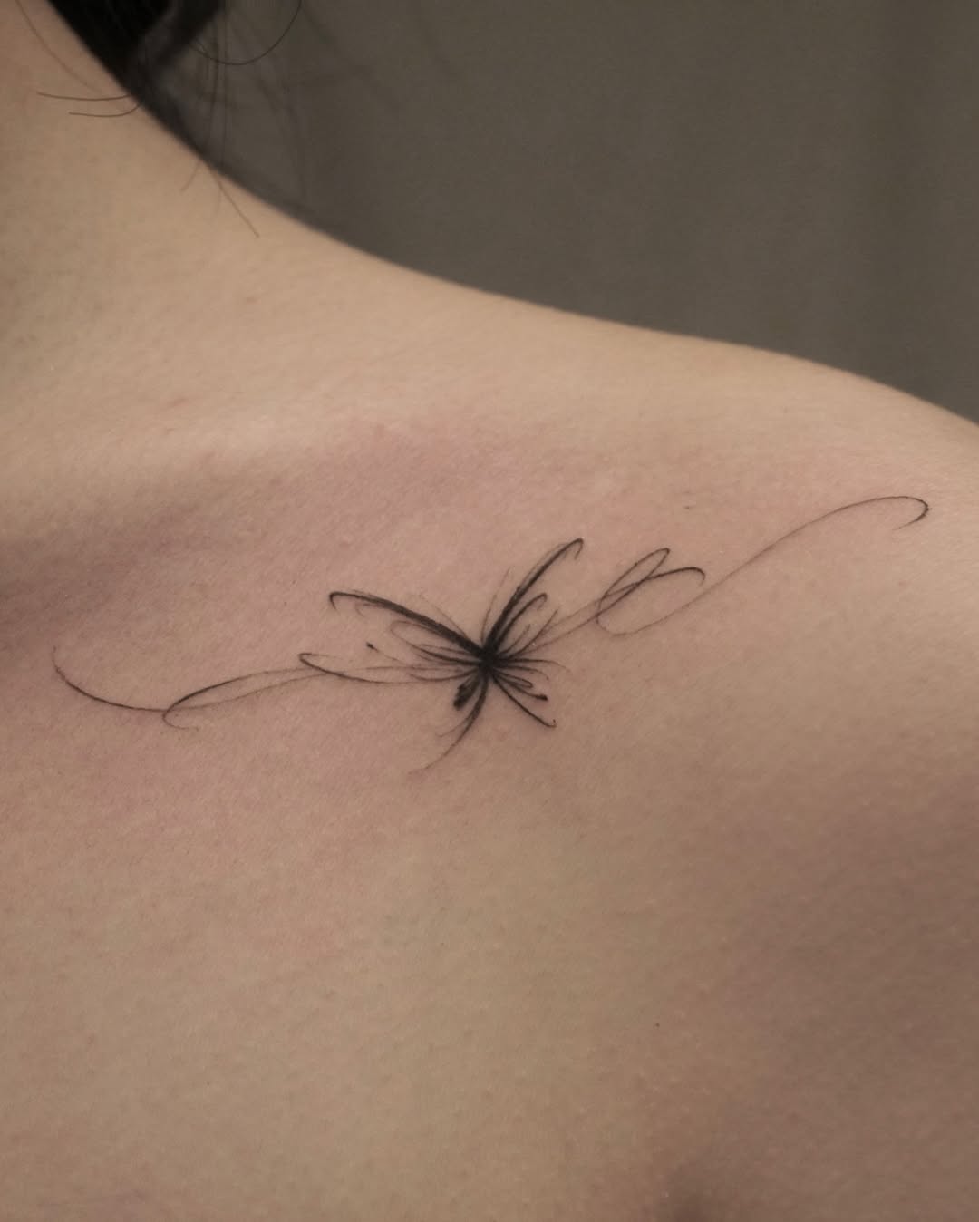 Tattoo by @gaeun.tattoo — fine_line, minimalist