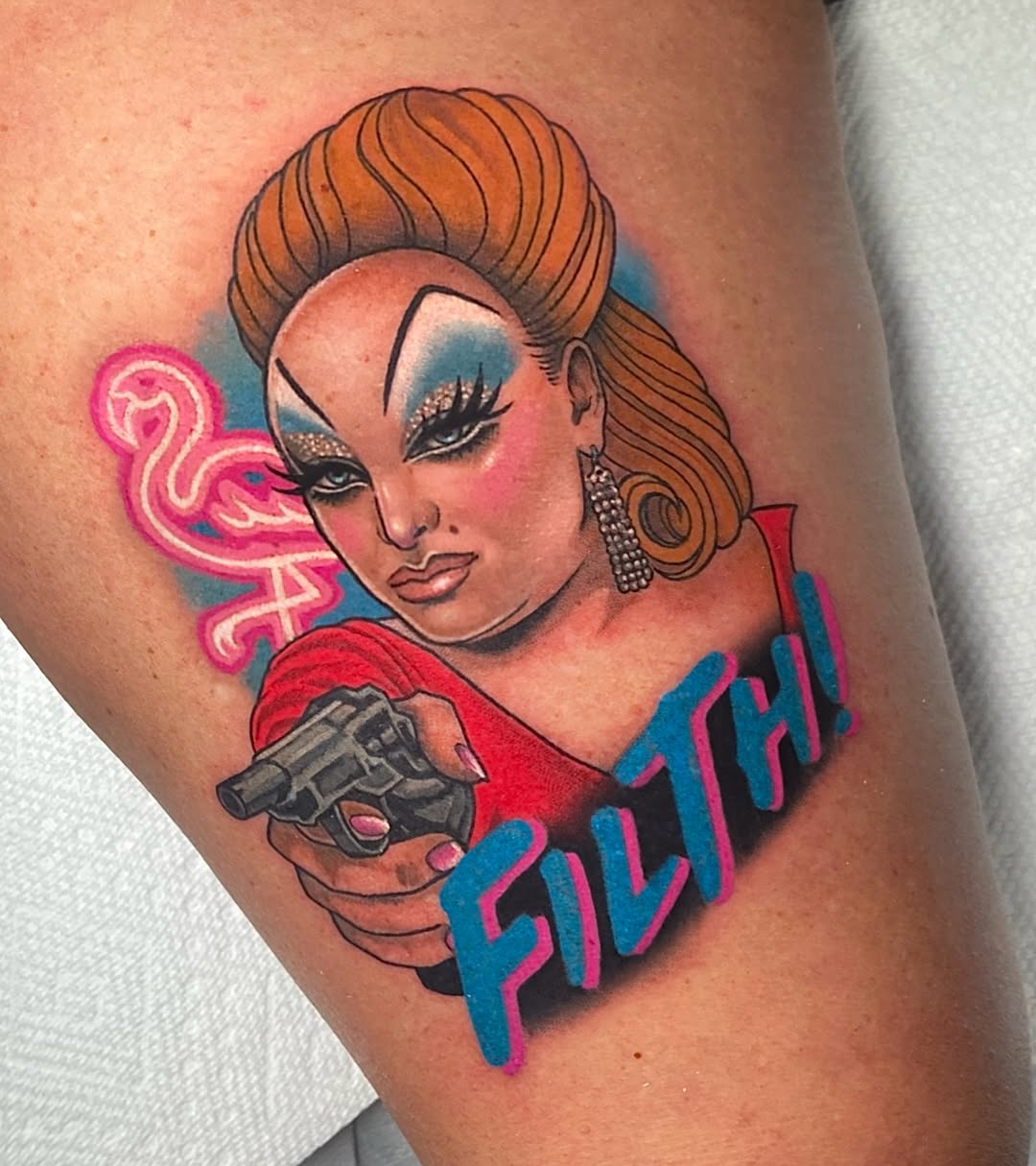 Tattoo by @torturetatz β illustrative, new_school