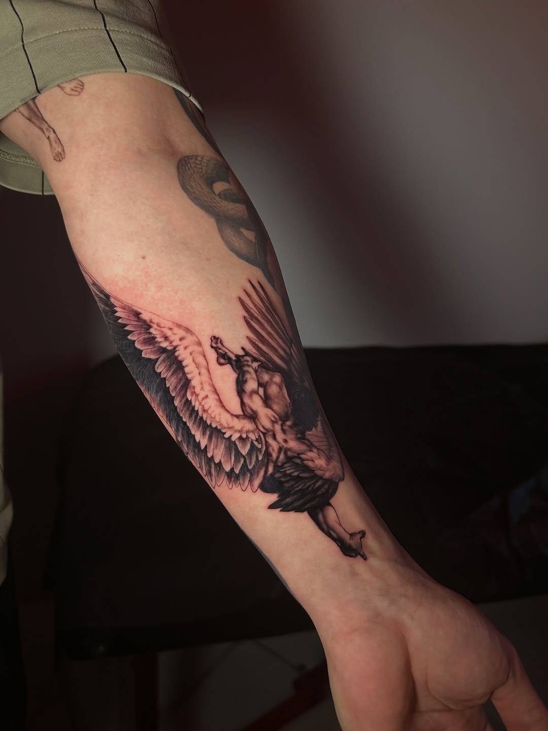 Tattoo by @dennisalejandrotattoos โ realism, black_and_grey