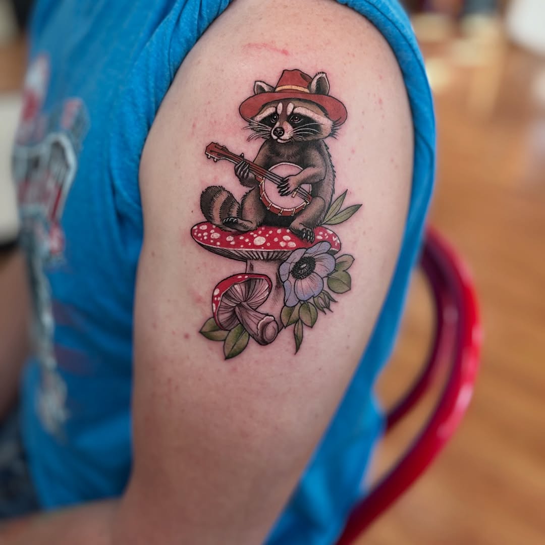 Tattoo by @stretched.marks.tattoo — illustrative, new_school