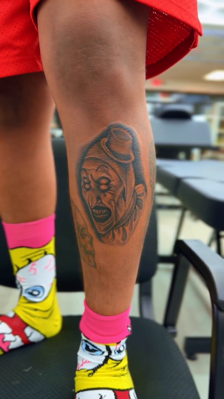Tattoo by @real_street_tattoos — black_and_grey, realism