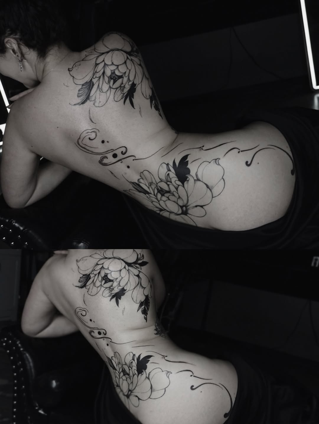 Tattoo by @alanis.ink — japanese_irezumi, blackwork