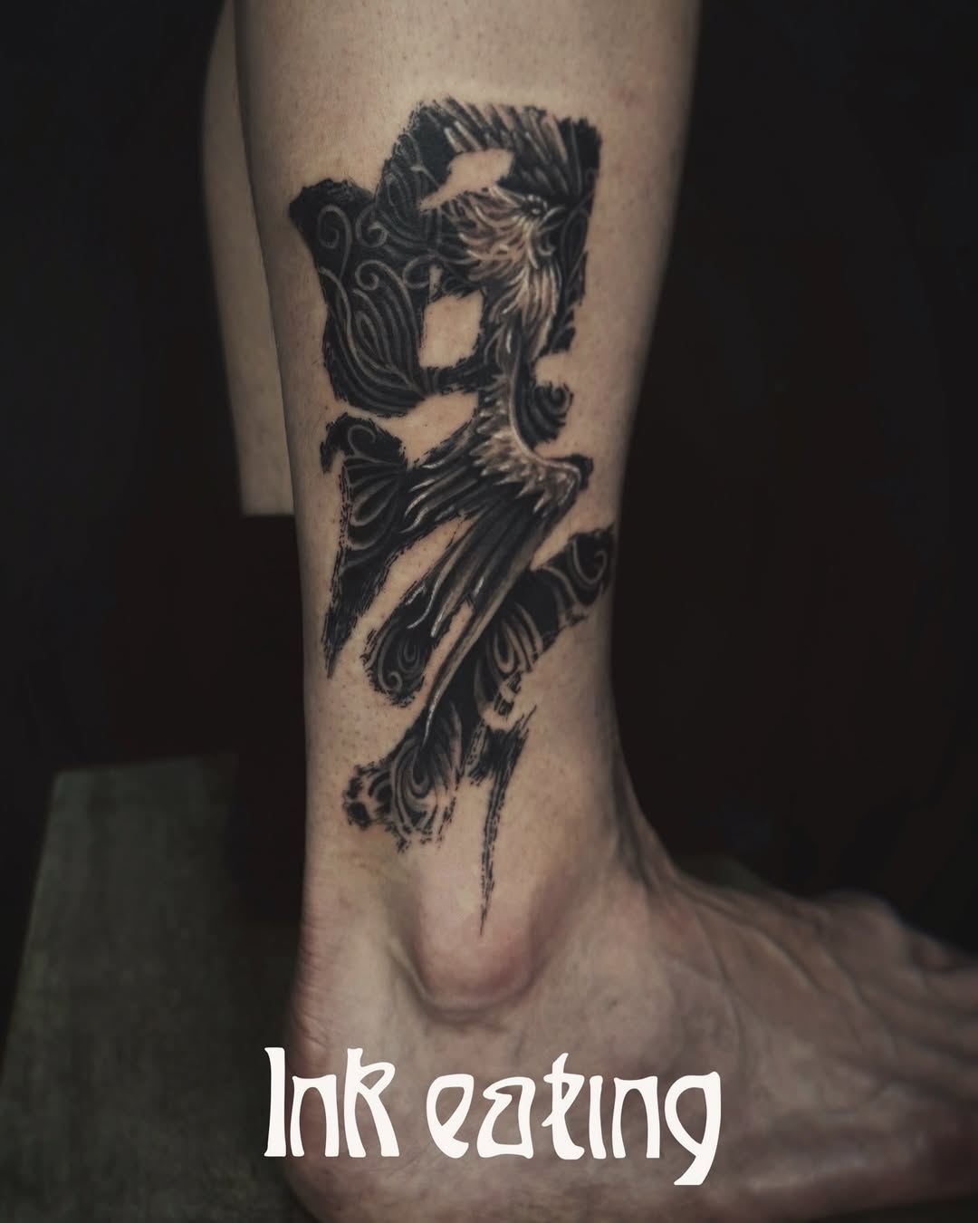 Tattoo by @ink_eating — blackwork, ornamental