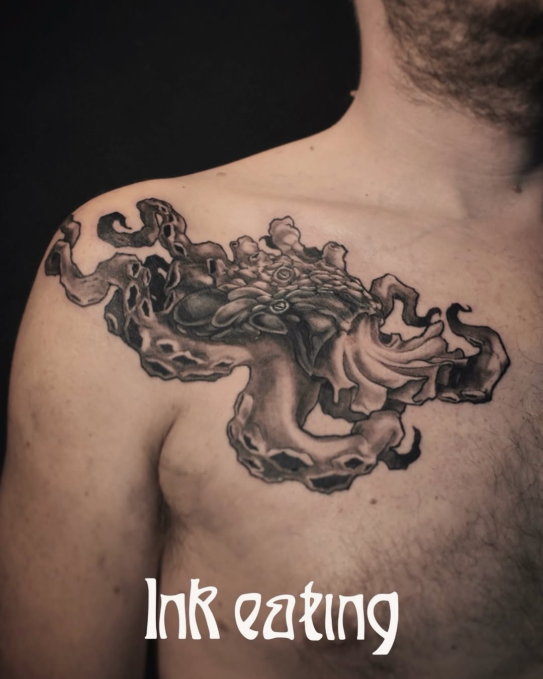Tattoo by @ink_eating — black_and_grey, realism