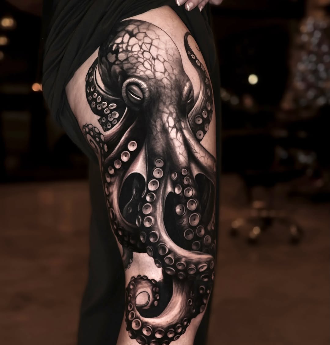 Tattoo by @steven1nk — realism, black_and_grey