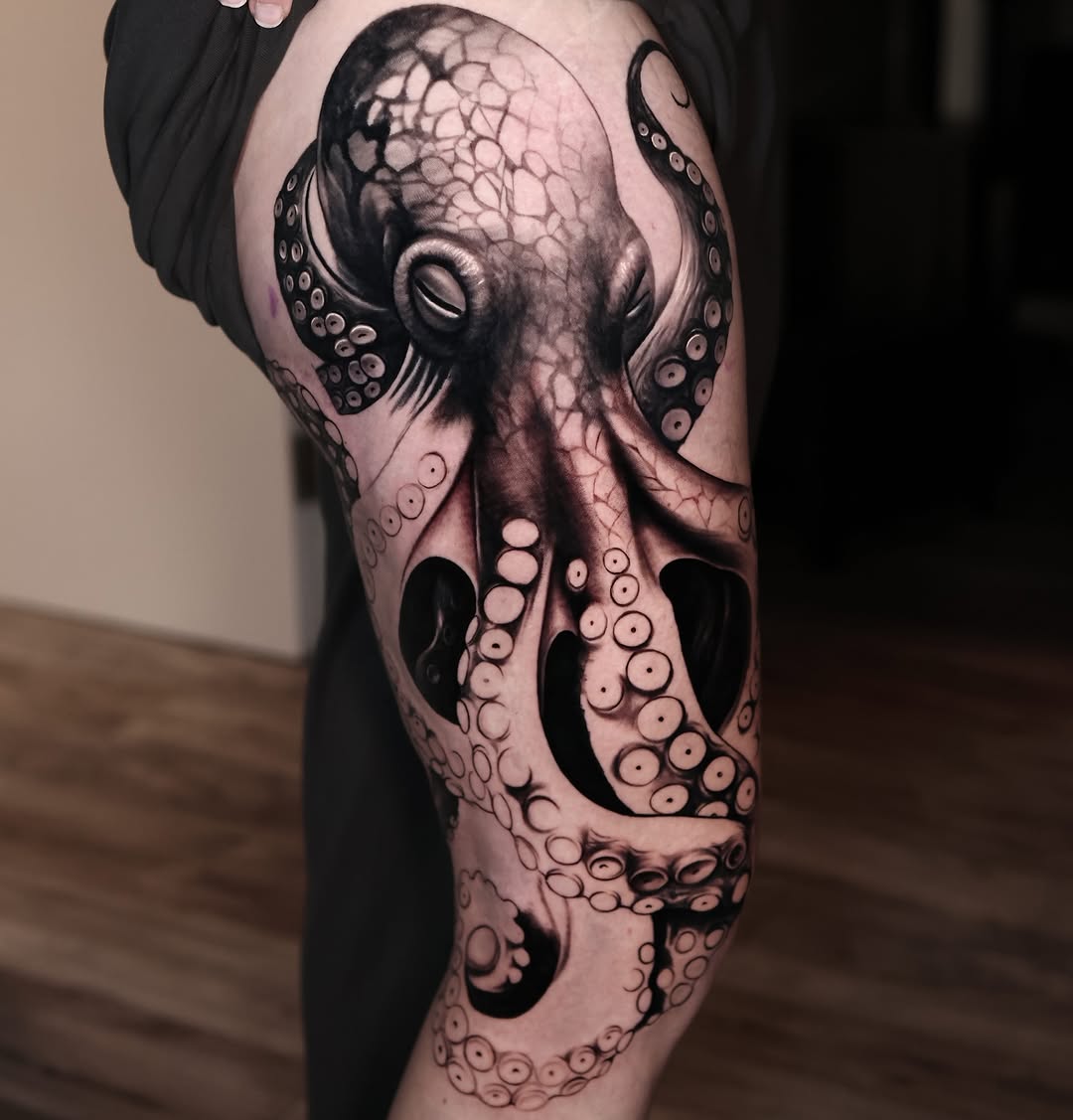 Tattoo by @steven1nk — realism, black_and_grey