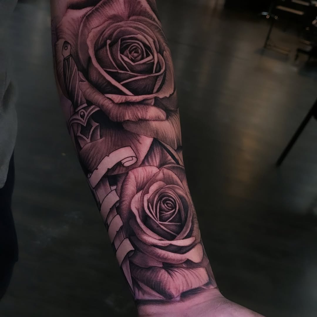 Tattoo by @joeshepp โ realism, black_and_grey