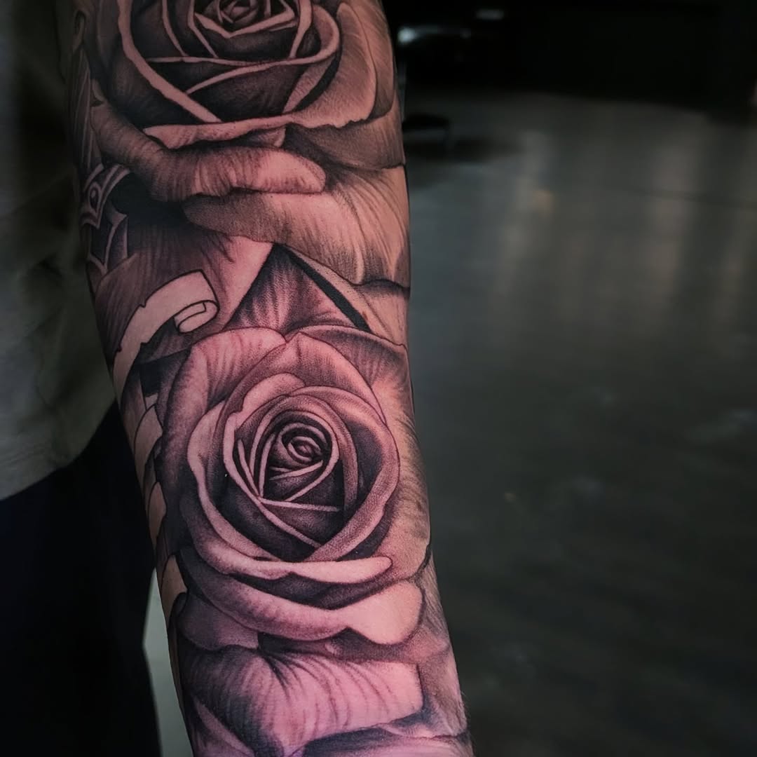 Tattoo by @joeshepp โ realism, black_and_grey