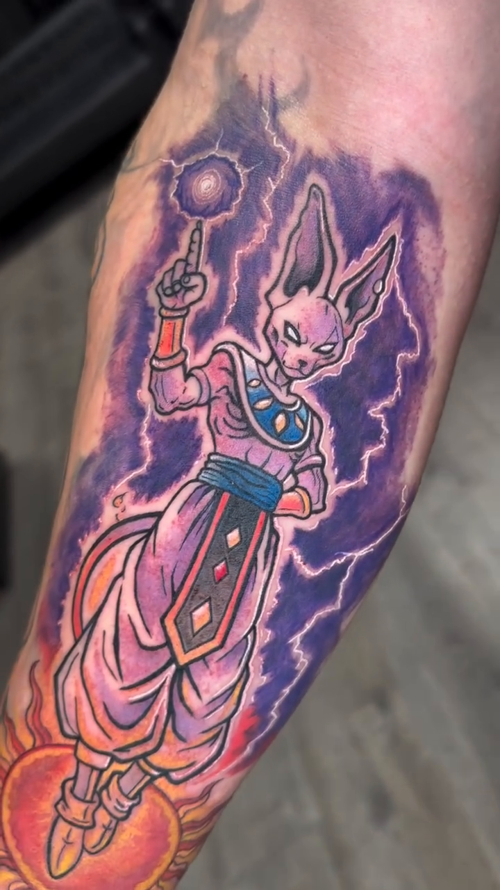 Tattoo by @krushkortnay — anime