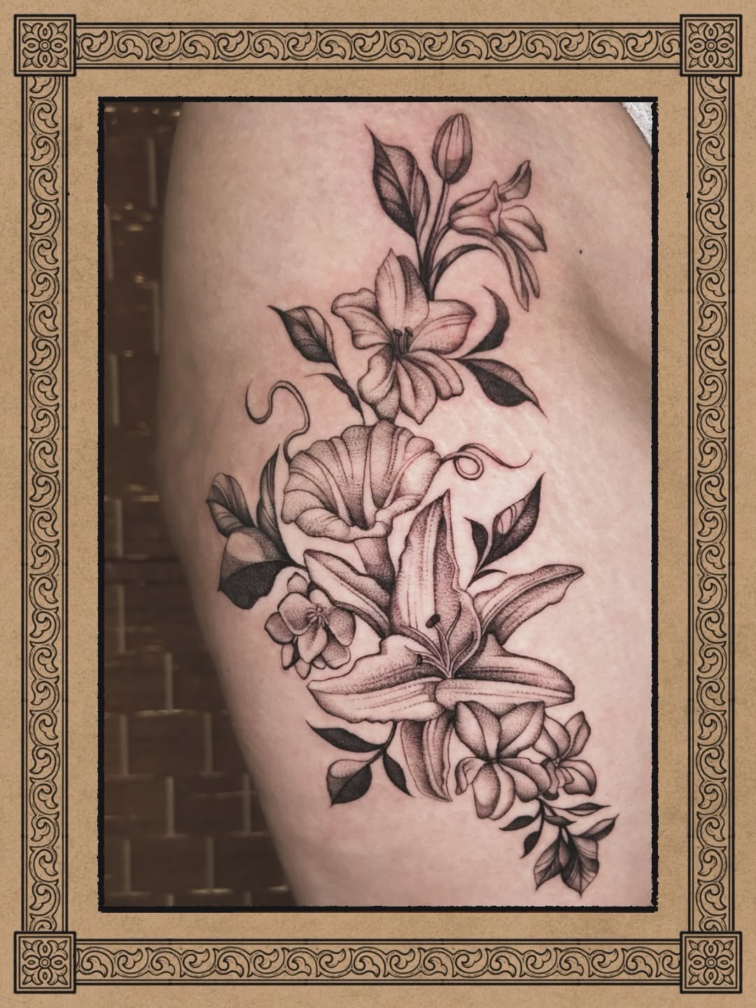 Tattoo by @ghoulysh β black_and_grey