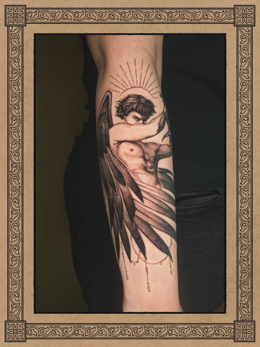 Tattoo by @ghoulysh β blackwork