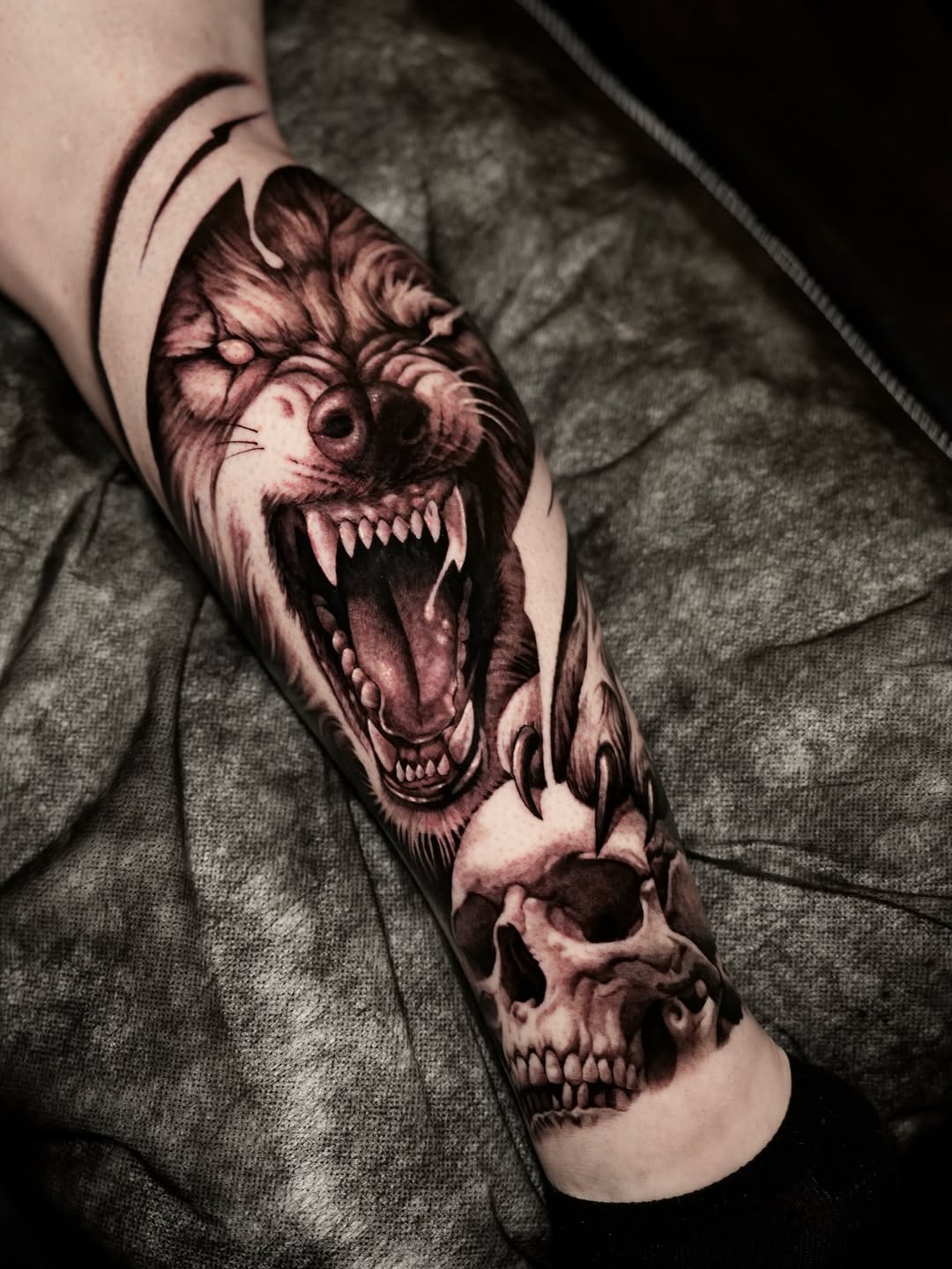 Tattoo by @williammeyertattoo โ realism, black_and_grey