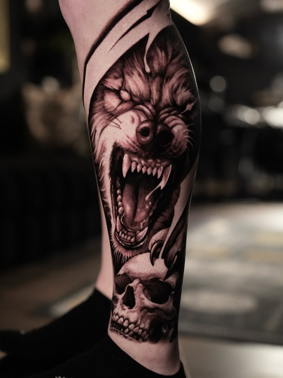 Tattoo by @williammeyertattoo โ realism, black_and_grey