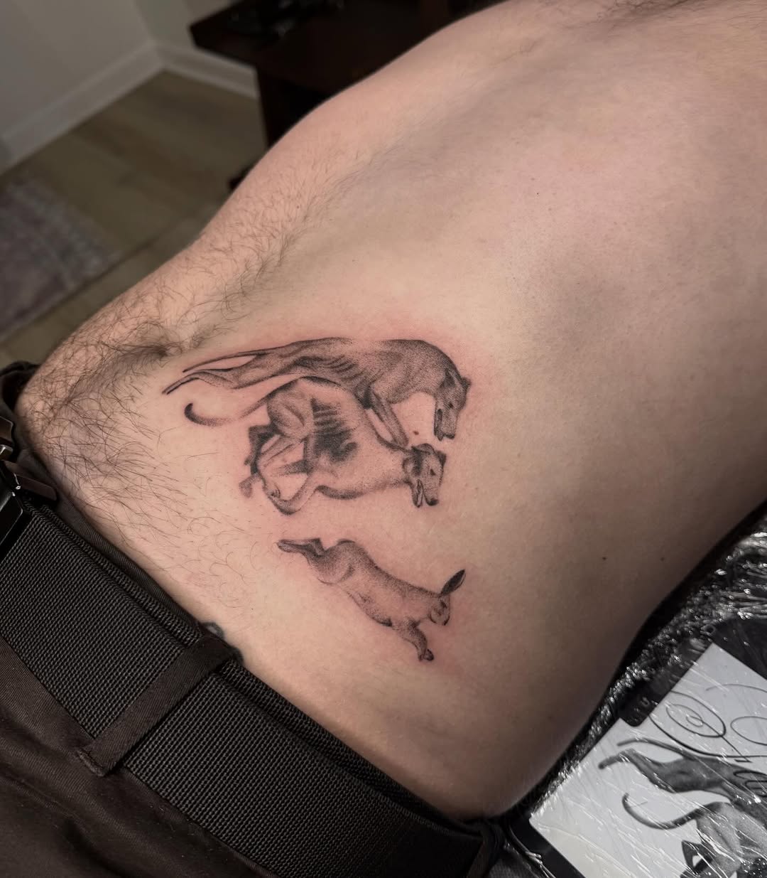 Tattoo by @oneheavytatty — black_and_grey, realism