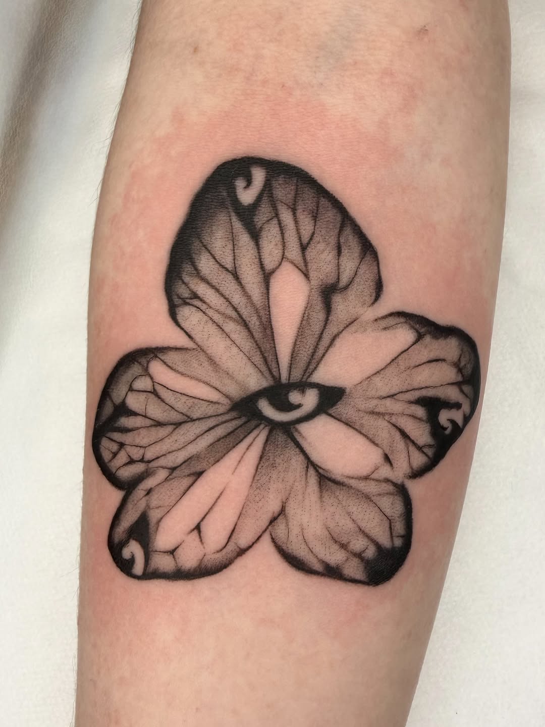 Tattoo by @code_red_ink — black_and_grey