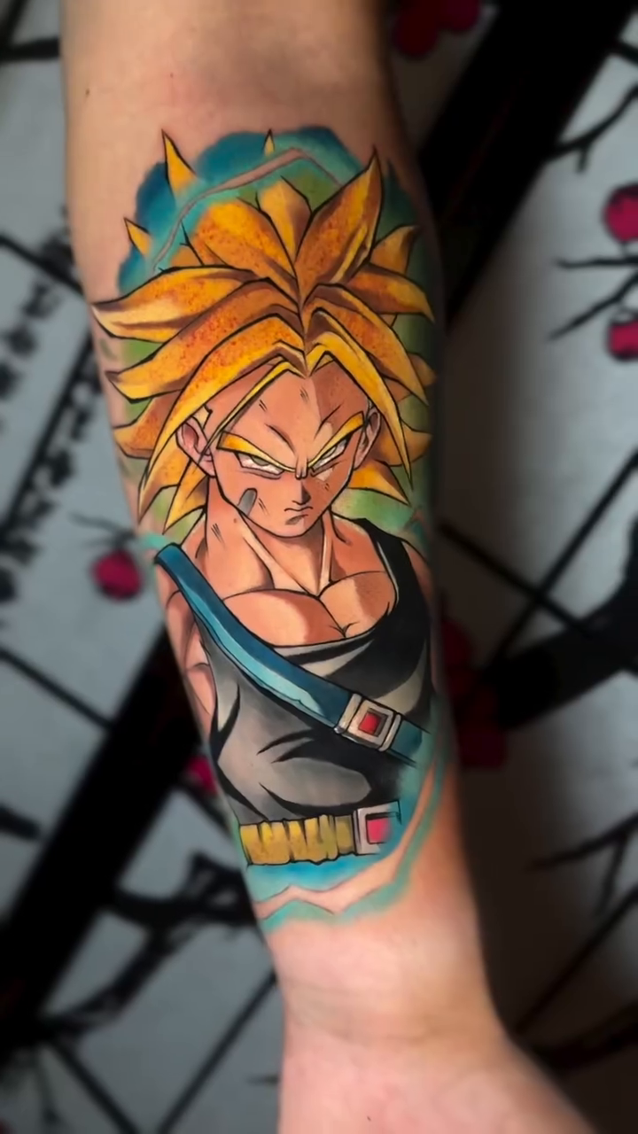Tattoo by @busy_bruce — anime, illustrative