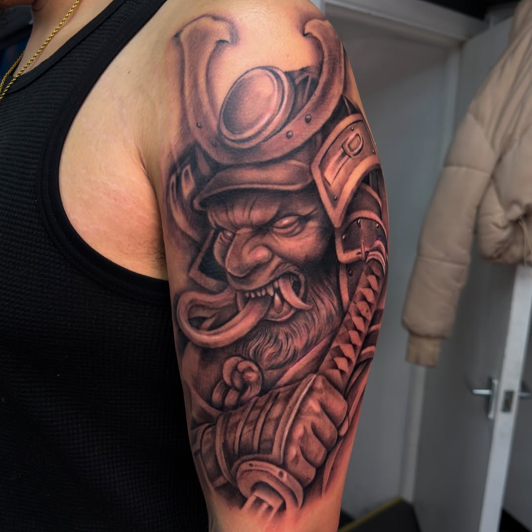 Tattoo by @22.co.uk — realism, black_and_grey
