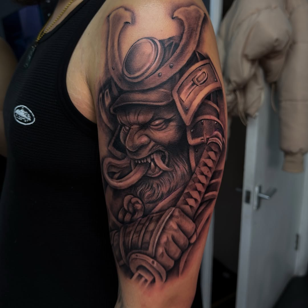 Tattoo by @22.co.uk — realism, black_and_grey
