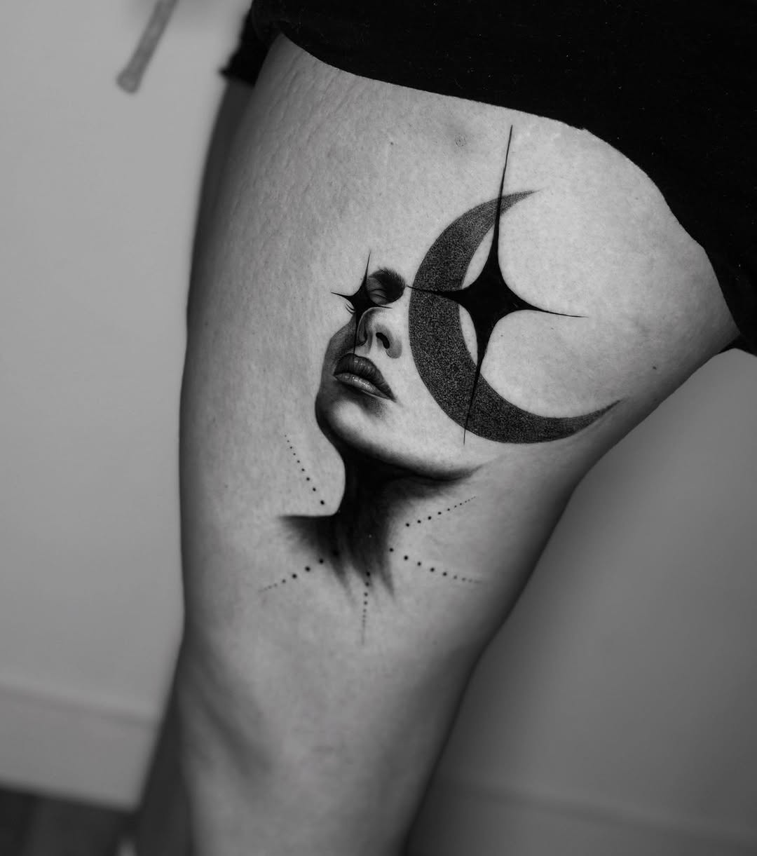 Tattoo by @marcepul.ink β black_and_grey, fine_line