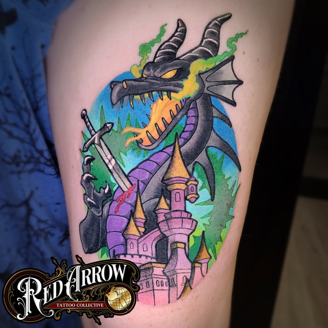 Tattoo by @redarrowcollective โ neo_traditional, illustrative