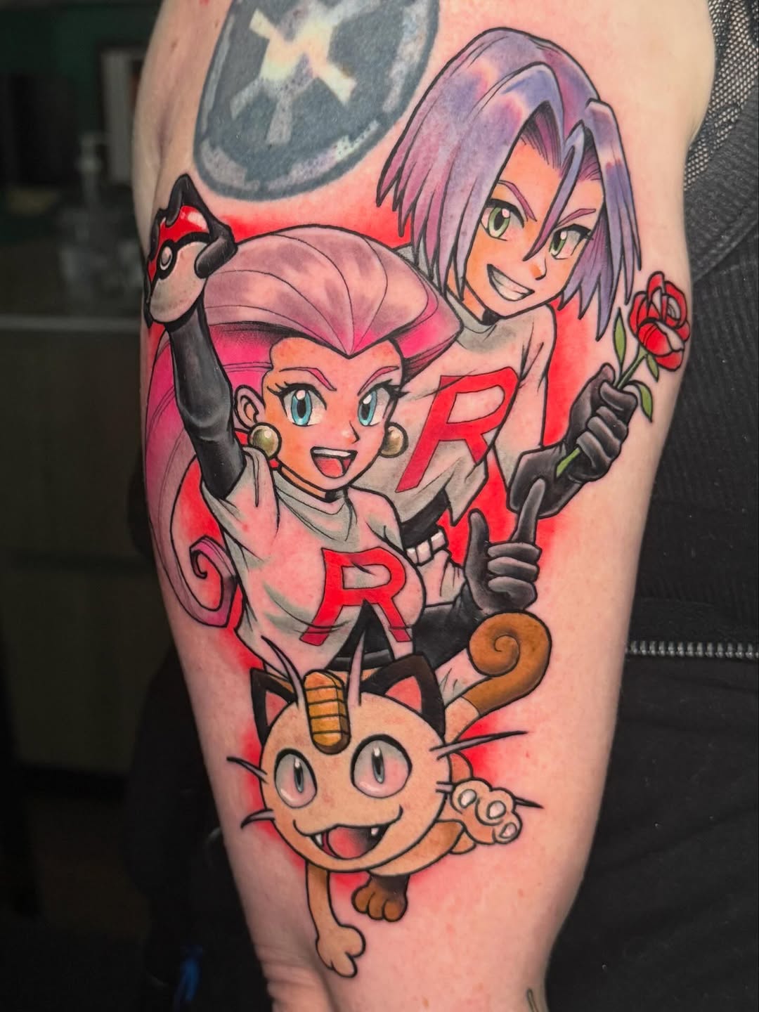 Tattoo by @redarrowcollective โ new_school, illustrative