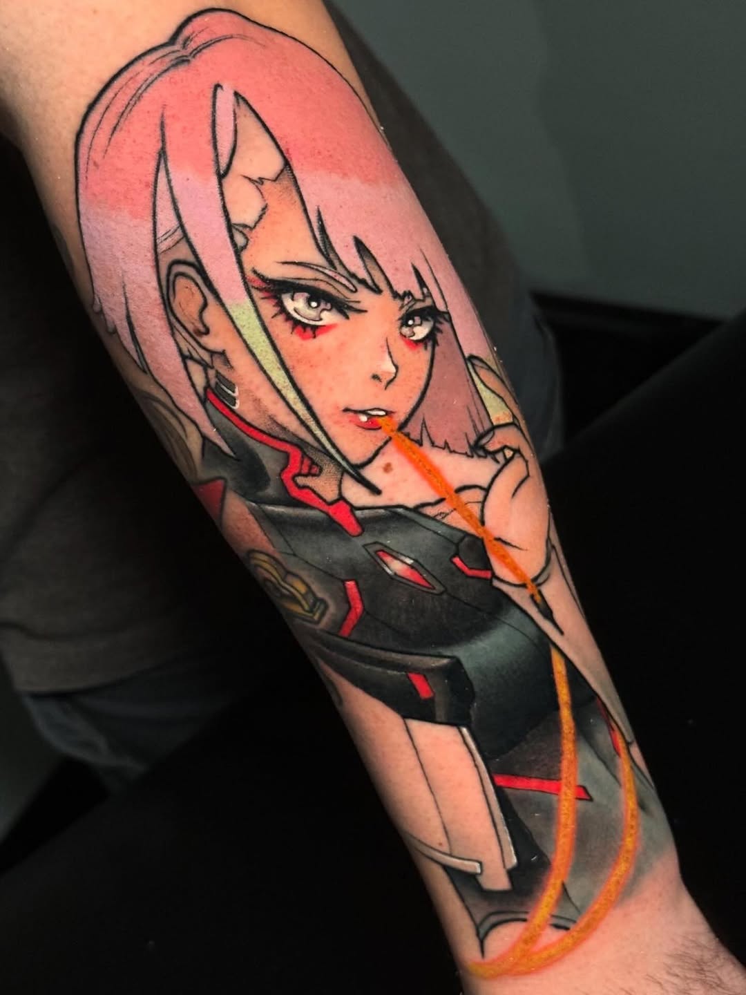 Tattoo by @redarrowcollective โ anime, illustrative