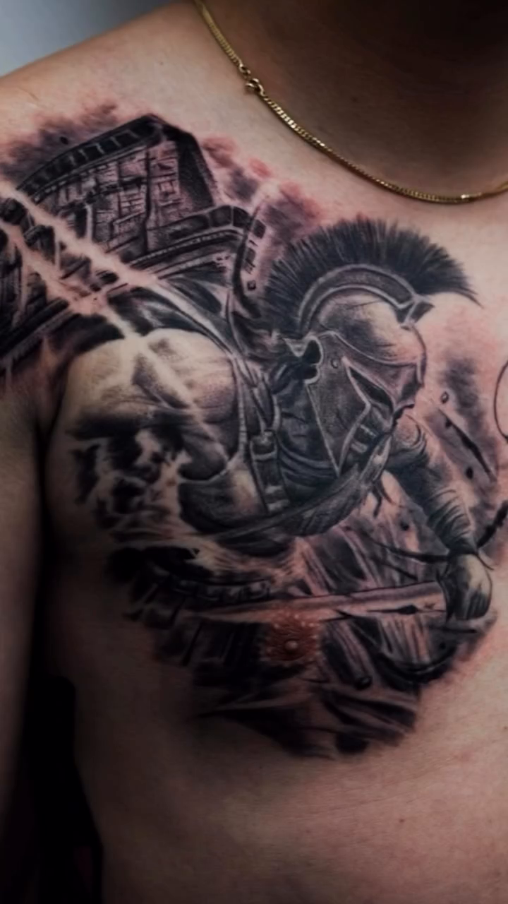 Tattoo by @banky7_tattooist — realism, black_and_grey