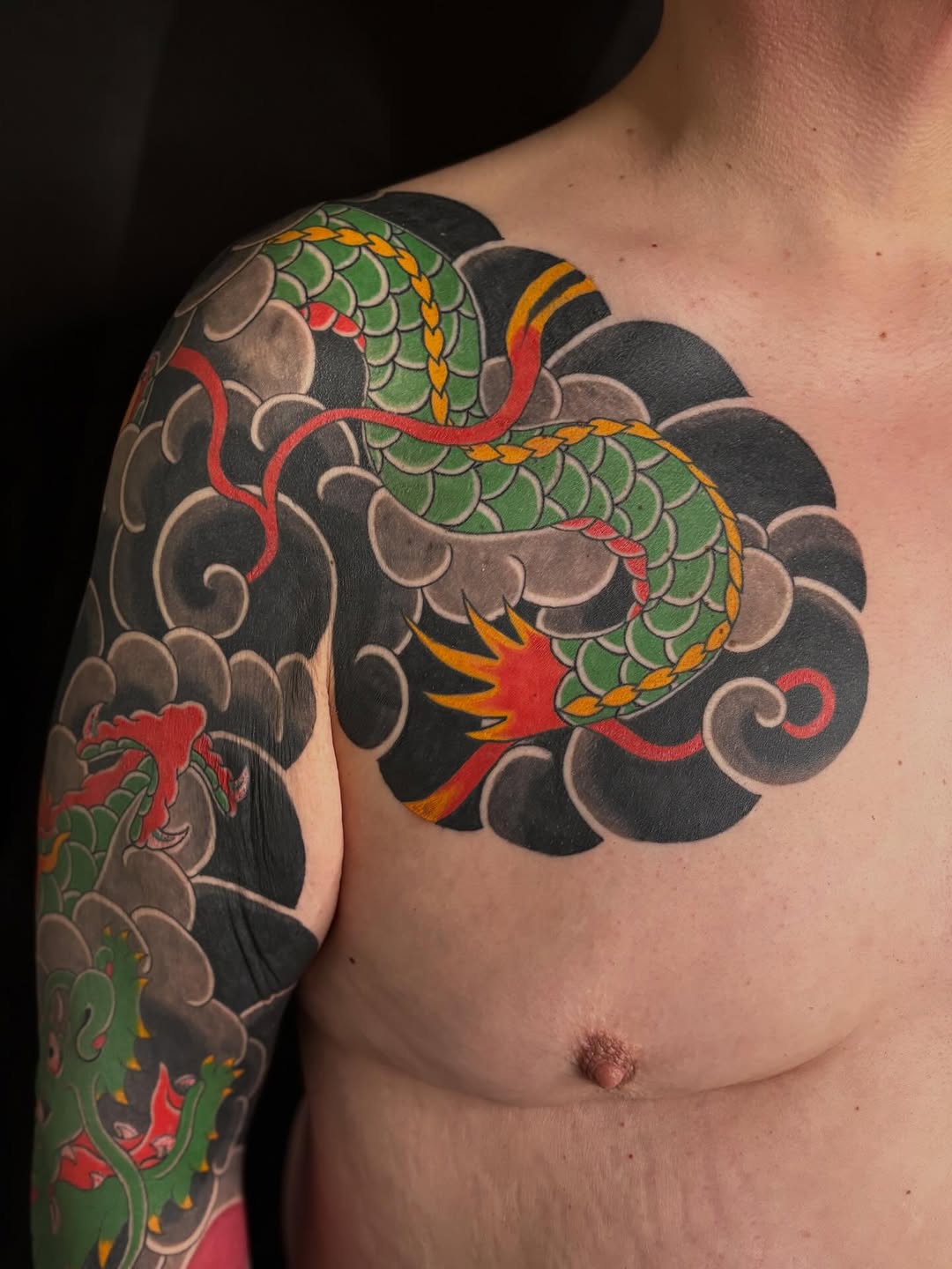 Tattoo by @z.hendrickson — japanese_irezumi, illustrative