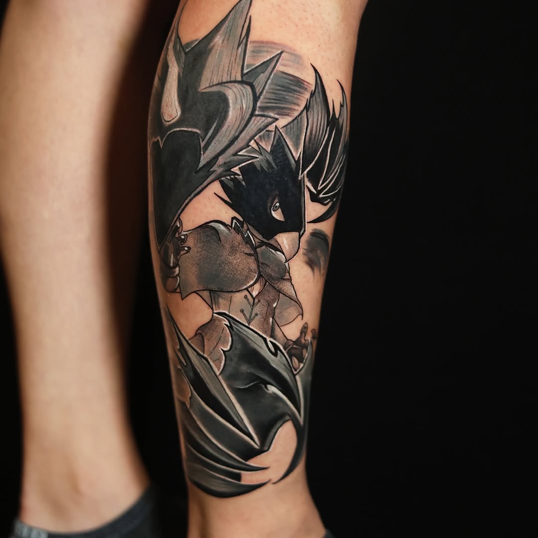 Tattoo by @storm_tattooart — illustrative, anime