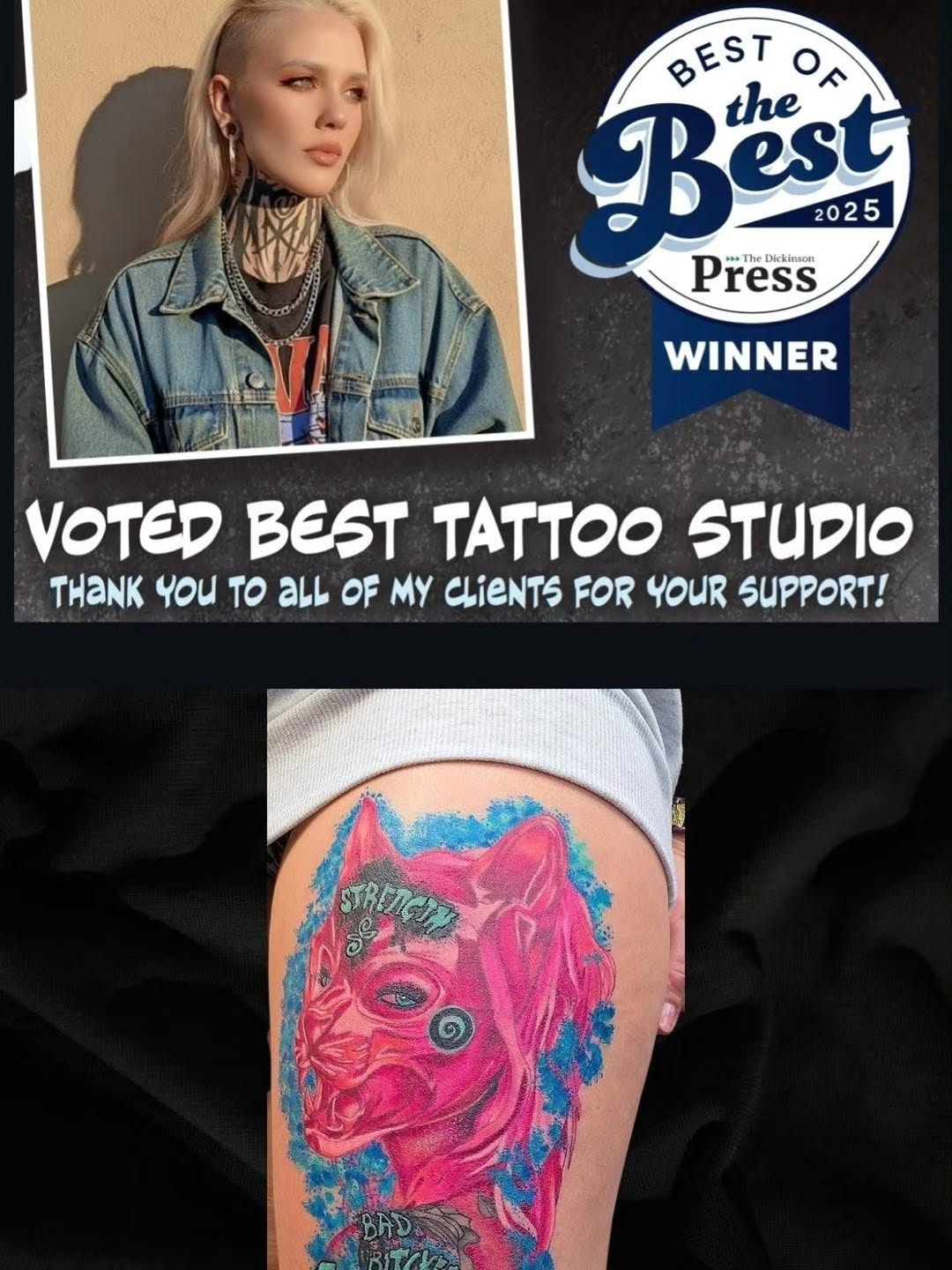 Tattoo by @creativeinsighttattoo19 β new_school, trash_polka