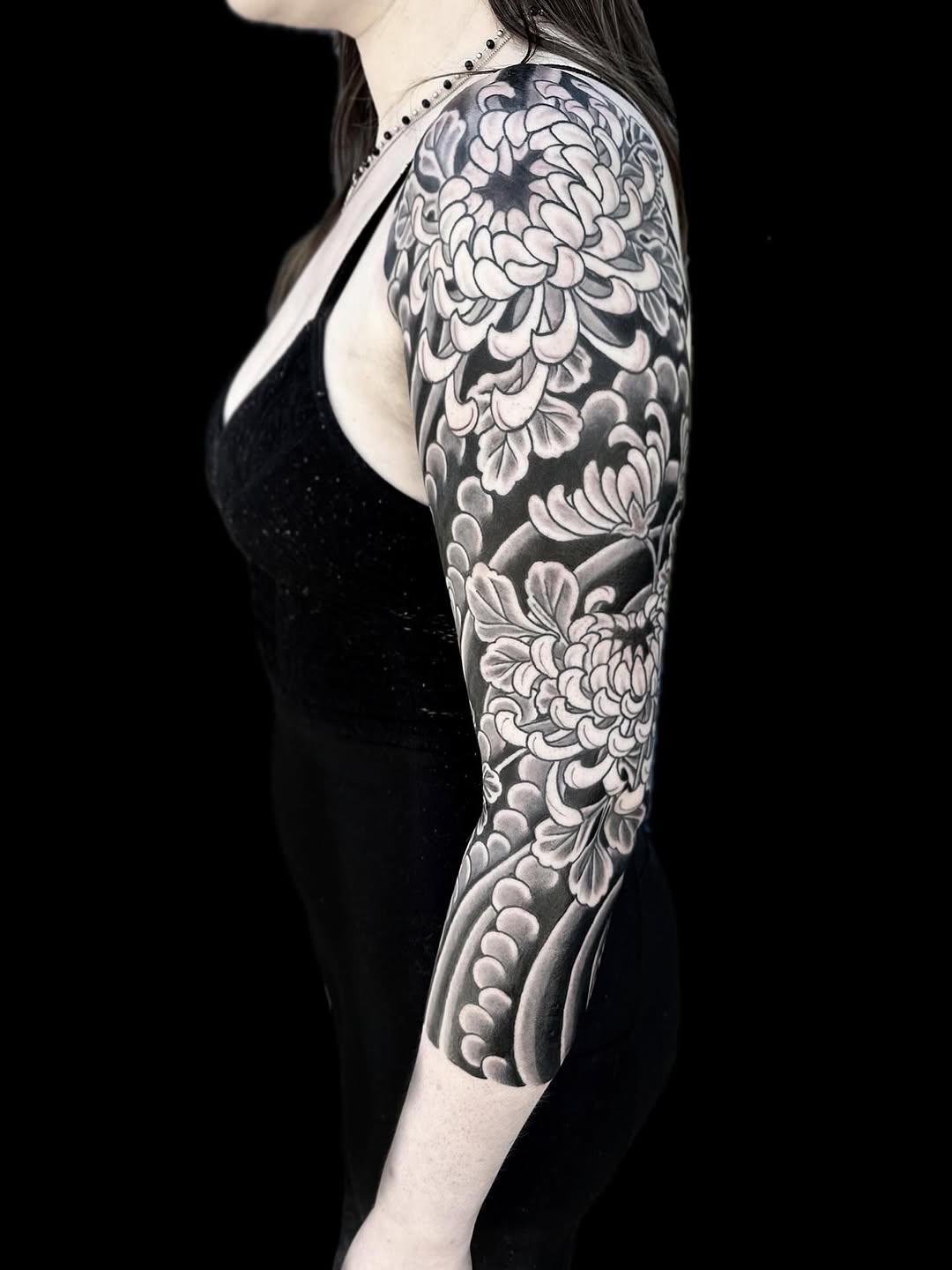 Tattoo by @frankphoenix — japanese_irezumi, black_and_grey