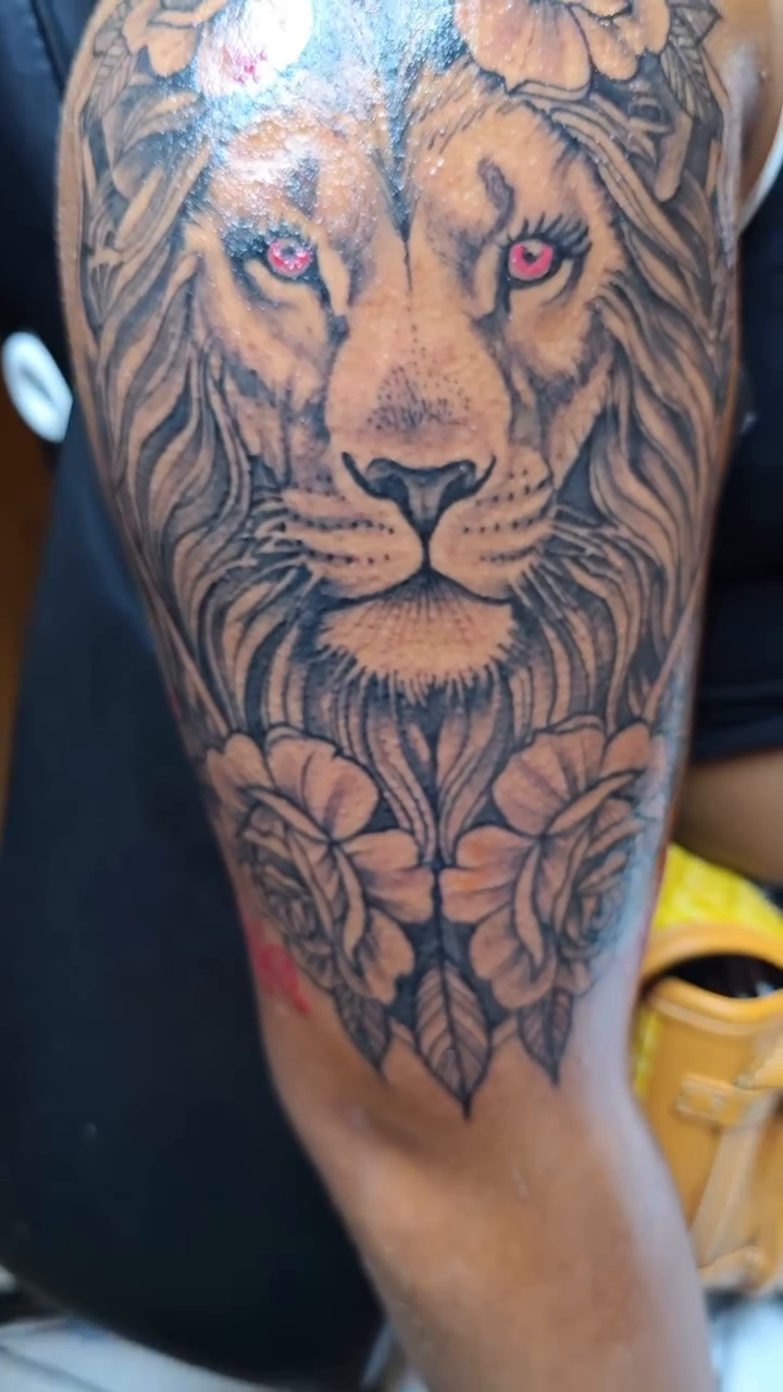 Tattoo by @v.tattooz — realism, black_and_grey