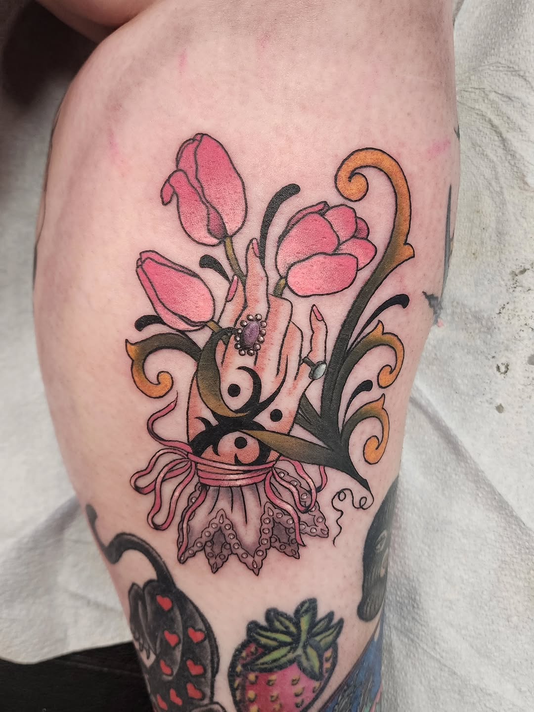 Tattoo by @kaylaalyak__ — illustrative, neo_traditional