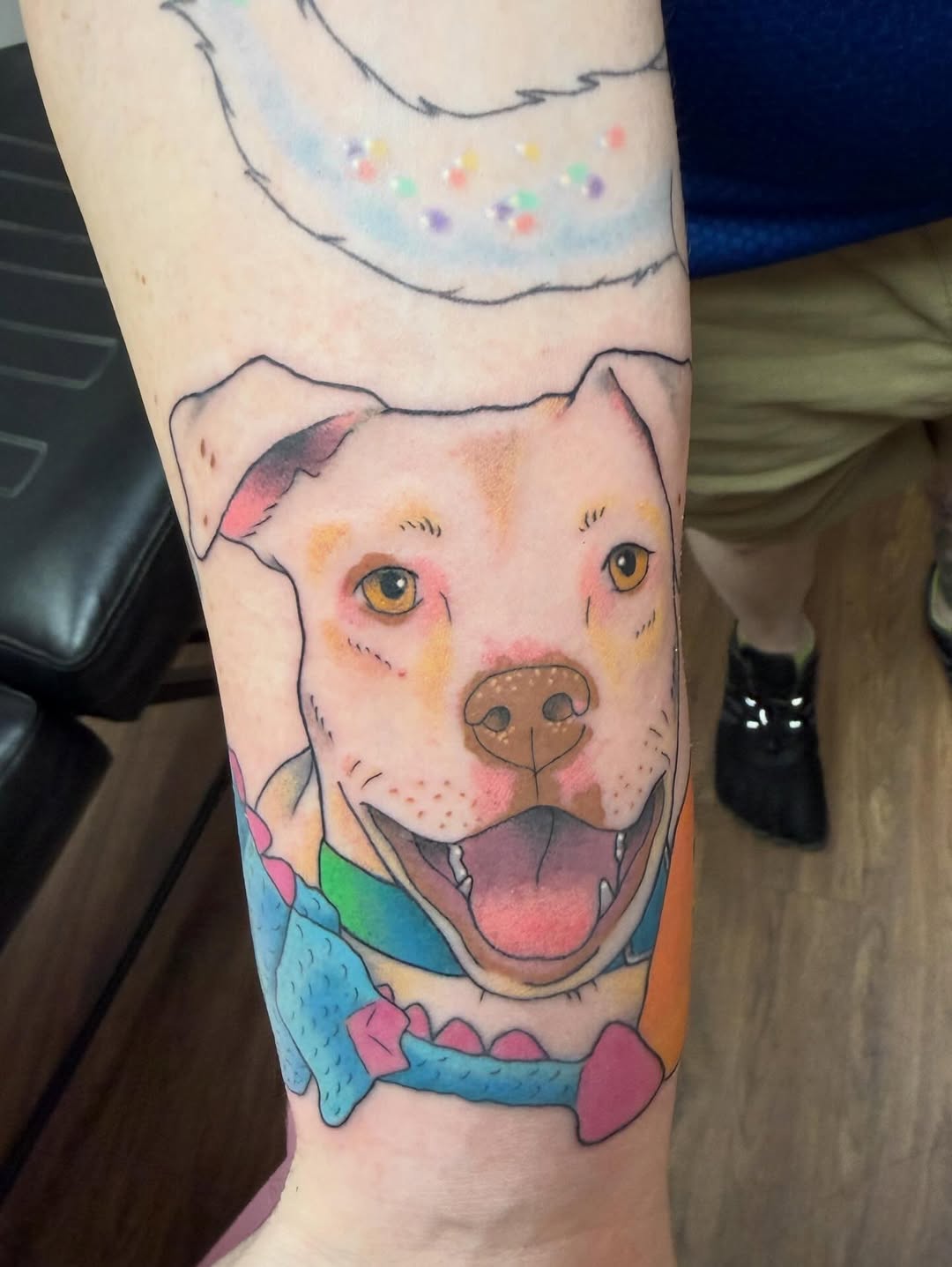 Tattoo by @kennacat_tattoos — illustrative, realism