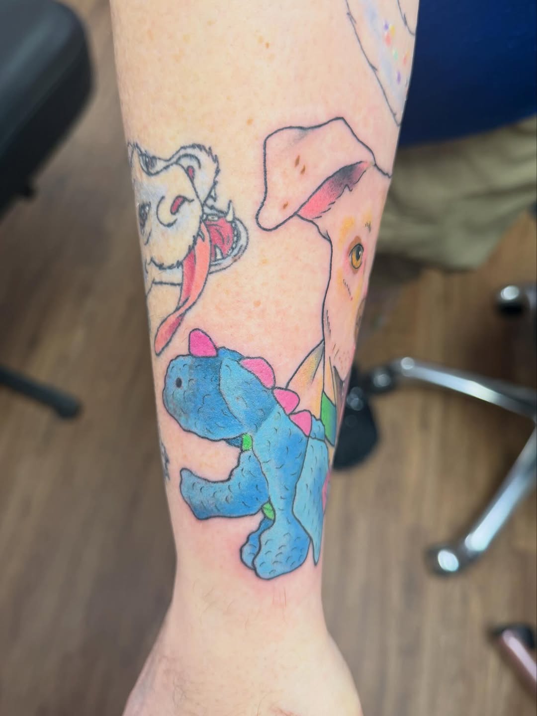 Tattoo by @kennacat_tattoos — illustrative, new_school