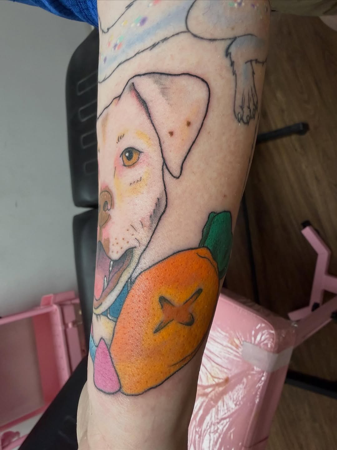 Tattoo by @kennacat_tattoos — illustrative, new_school