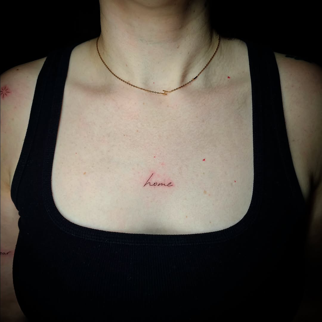 Tattoo by @shar_ific — fine_line, lettering_script