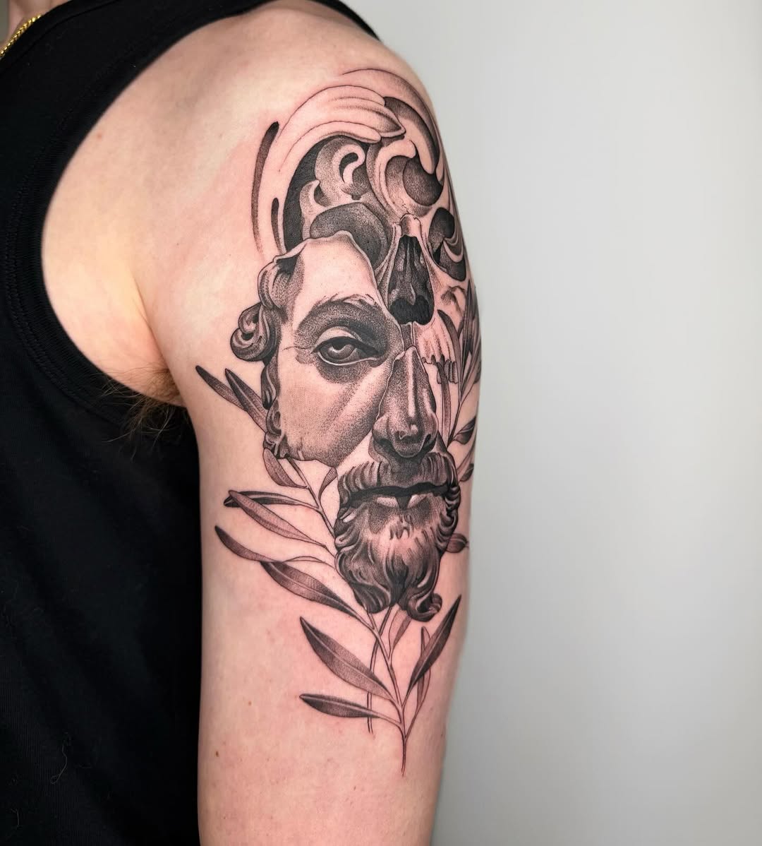 Tattoo by @alyssavart — realism, black_and_grey