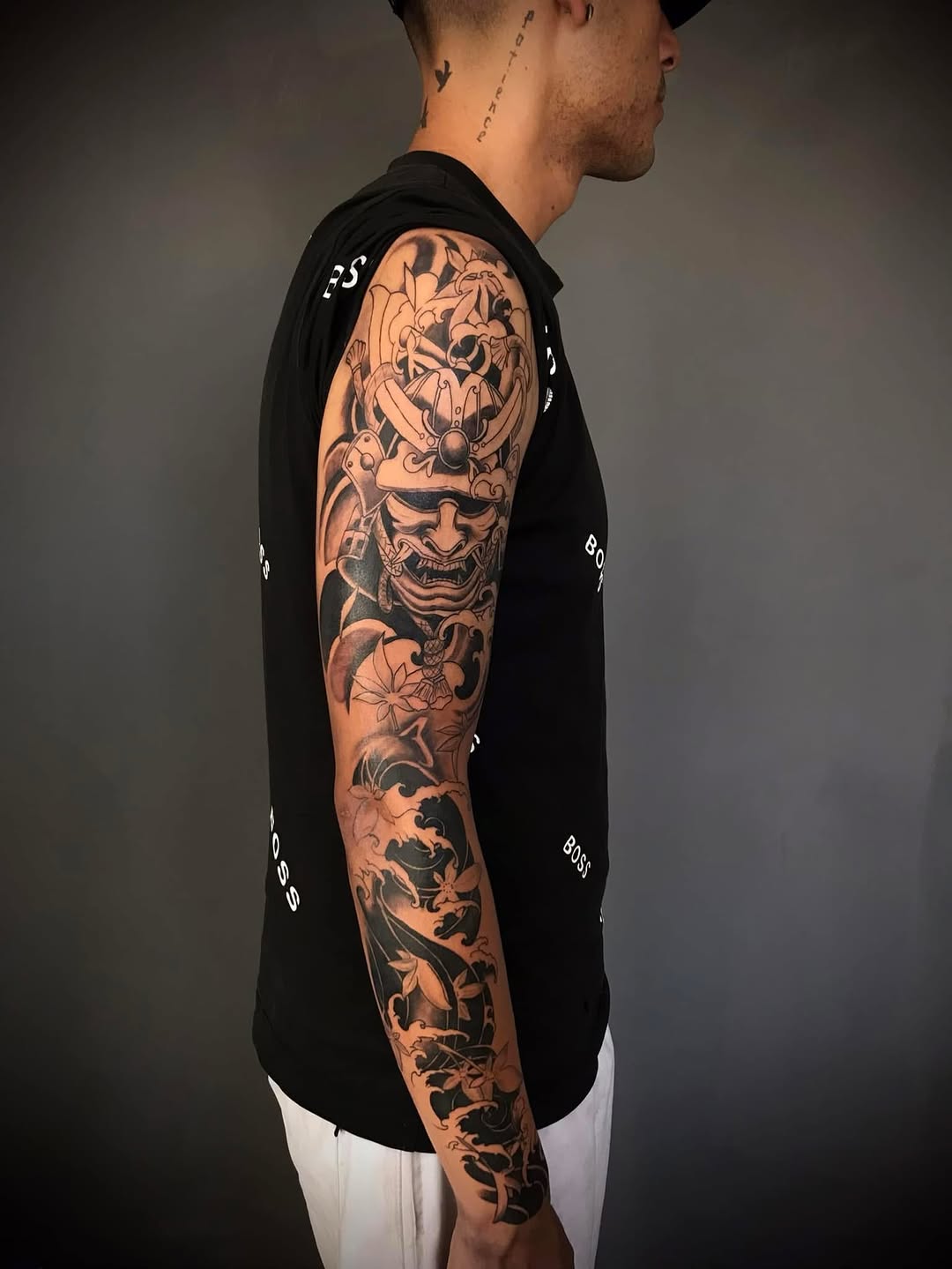 Tattoo by @mauricio_goiss — japanese_irezumi, black_and_grey