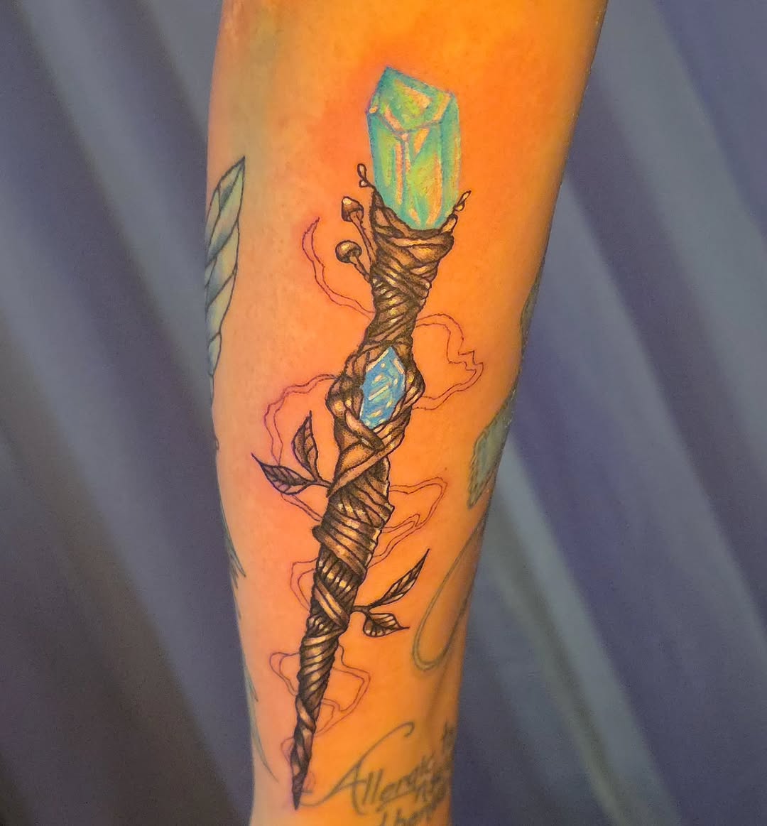 Tattoo by @karleyinks — dotwork