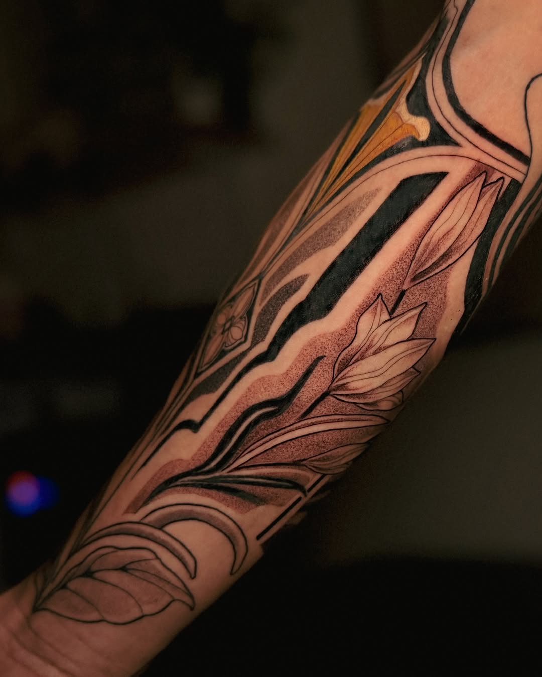 Tattoo by @marytattooing — black_and_grey, ornamental